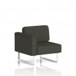 Brixworth Modular Seating Right Unit With White Legs In Main Line Flax Fabric - Temple SF000419