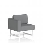 Brixworth Modular Seating Right Unit With White Legs In Synergy Fabric - Partner SF000426