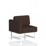 Brixworth Modular Seating Right Unit With White Legs In Synergy Fabric - Wed SF000427