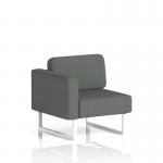 Brixworth Modular Seating Right Unit With White Legs In Sumi Fabric - Kobe SF000429