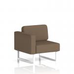 Brixworth Modular Seating Right Unit With White Legs In Sumi Fabric - Osaka SF000430