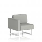 Brixworth Modular Seating Right Unit With White Legs In Sumi Fabric - Tokyo SF000431