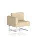 Brixworth Modular Seating Right Unit With White Legs In Sumi Fabric - Zen SF000433