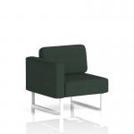 Brixworth Modular Seating Right Unit With White Legs In Yoredale Fabric - Ingleton SF000436