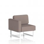 Brixworth Modular Seating Right Unit With White Legs In Yoredale Fabric - Settle SF000439