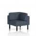 Brixworth Modular Seating Corner Unit With Black Legs In Rivet Fabric - Crucible SF000442