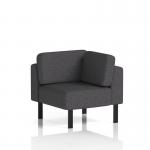 Brixworth Modular Seating Corner Unit With Black Legs In X2 Fabric - Arithmetic SF000446