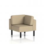 Brixworth Modular Seating Corner Unit With Black Legs In Main Line Flax Fabric - Upminster SF000456