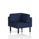 Brixworth Modular Seating Corner Unit With Black Legs In Synergy Fabric - Alike SF000459