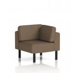 Brixworth Modular Seating Corner Unit With Black Legs In Sumi Fabric - Osaka SF000466