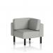 Brixworth Modular Seating Corner Unit With Black Legs In Sumi Fabric - Tokyo SF000467