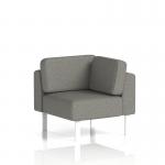 Brixworth Modular Seating Corner Unit With White Legs In X2 Fabric - Number SF000485