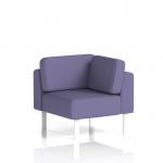 Brixworth Modular Seating Corner Unit With White Legs In Synergy Fabric - Order SF000497