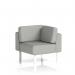 Brixworth Modular Seating Corner Unit With White Legs In Sumi Fabric - Tokyo SF000503