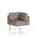 Brixworth Modular Seating Corner Unit With White Legs In Yoredale Fabric - Settle SF000511