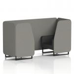 Brixworth 2 Seater Booth With Black Legs In X2 Fabric - Number Panels And Arithmetic Sofa SF000551