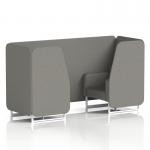 Brixworth 2 Seater Booth With White Legs In X2 Fabric - Number Panels And Sofa SF000761