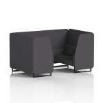 Brixworth 4 Seater Booth With Black Legs In X2 Fabric - Arithmetic Panels And Sofa SF000998