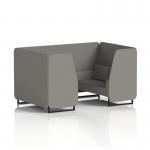 Brixworth 4 Seater Booth With Black Legs In X2 Fabric - Number Panels And Sofa SF001001