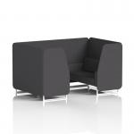 Brixworth 4 Seater Booth With White Legs In X2 Fabric - Arithmetic Panels And Sofa SF001238