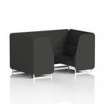 Brixworth 4 Seater Booth With White Legs In Synergy Fabric - Mix Panels And Sofa SF001252