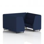 Brixworth 6 Seater Booth With Black Legs In Synergy Fabric - Alike Panels And Sofa SF001491