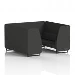 Brixworth 6 Seater Booth With Black Legs In Synergy Fabric - Mix Panels And Sofa SF001492