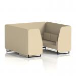 Brixworth 6 Seater Booth With Black Legs In Sumi Fabric - Zen Panels And Sofa SF001501