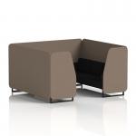 Brixworth 6 Seater Booth With Black Legs In X2 Fabric - Theory Panels And Diameter Sofa SF001513