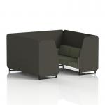 Brixworth 6 Seater Booth With Black Legs In Main Line Flax Fabric - Temple Panels And Monument Sofa SF001517