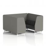 Brixworth 6 Seater Booth With White Legs In X2 Fabric - Number Panels And Arithmetic Sofa SF001751