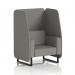 Brixworth 1 Seater Open Booth With Black Legs In X2 Fabric - Number Panels And Sofa SF001961