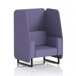 Brixworth 1 Seater Open Booth With Black Legs In Synergy Fabric - Order Panels And Sofa SF001973