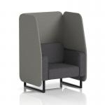 Brixworth 1 Seater Open Booth With Black Legs In X2 Fabric - Number Panels And Arithmetic Sofa SF001991