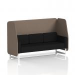 A sleek and modern open booth, the Dynamic Booths Brixworth 3 Seater features stylish white legs and Theory panels for a subtle touch of texture. The versatile X2 fabric adds a touch of luxury, while the Diameter Sofa SF002293 provides comfortable seating for any space.