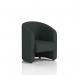 The Dynamic Sofas Lamport Armchair exudes contemporary style with its sleek, black feet and rivet fabric in a rich charcoal hue. Its dynamic design is sure to make a statement in any living space.