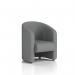 The Dynamic Sofas Lamport Armchair features sleek black feet and is upholstered in stylish Synergy fabric. With its modern design and comfortable cushioning, this armchair adds a sophisticated touch to any space.