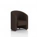 The Lamport armchair is a stylish addition to any living room. Its sleek black feet add a modern touch, while the synergy fabric creates a dynamic and inviting look. Perfect for adding comfort and style to your space.