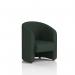 The Lamport Armchair by Dynamic Sofas features sleek black feet and is upholstered in soft Yoredale fabric. Its modern design and comfortable cushioning make it a perfect addition to any home.