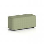 Harlestone Small Rectangular Stool In Rivet Fabric - Burnish Body And Top SF002672
