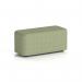 Harlestone Small Rectangular Stool In Rivet Fabric - Burnish Body And Top SF002672