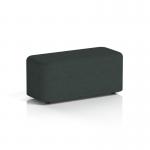 Harlestone Small Rectangular Stool In Rivet Fabric - Charcoal Body And Top SF002673