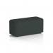 Harlestone Small Rectangular Stool In Rivet Fabric - Charcoal Body And Top SF002673