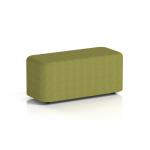 Harlestone Small Rectangular Stool In Rivet Fabric - Olive Body And Top SF002675