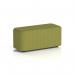 Harlestone Small Rectangular Stool In Rivet Fabric - Olive Body And Top SF002675
