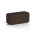 Harlestone Small Rectangular Stool In Synergy Fabric - Wed Body And Top SF002695