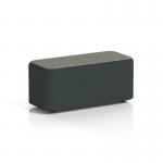 Harlestone Small Rectangular Stool In Rivet Fabric - Charcoal Body Vitreous Top SF002709