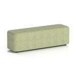 Harlestone Large Rectangular Stool In Rivet Fabric - Burnish Body And Top SF002744