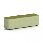 Harlestone Large Rectangular Stool In Rivet Fabric - Burnish Body Olive Top SF002780
