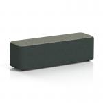 Harlestone Large Rectangular Stool In Rivet Fabric - Charcoal Body Vitreous Top SF002781